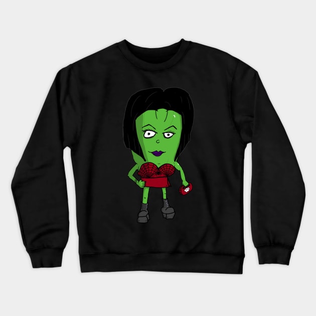 Pepirella from The Nightshades Goth Vegetable Family Crewneck Sweatshirt by JonnyVsTees